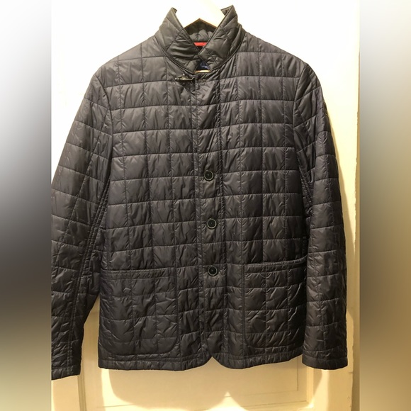 Fay / Tods Men’s Quilted Rain jacket (black) - Picture 1 of 8